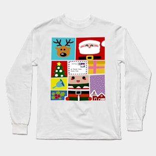 Xmas Pattern Long Sleeve T-Shirt